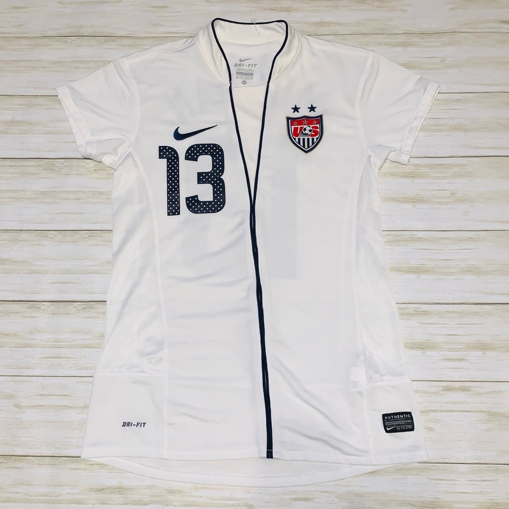 NWOT Nike Alex Morgan Women USA white Soccer Jersey Sz XS Xtra small ⚽️ 🇺🇸🔥